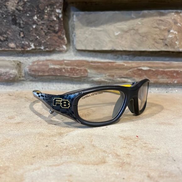 Liberty Sport Rec Specs Morpheus F8 Grey and Yellow Safety Glasses - Picture 1 of 7
